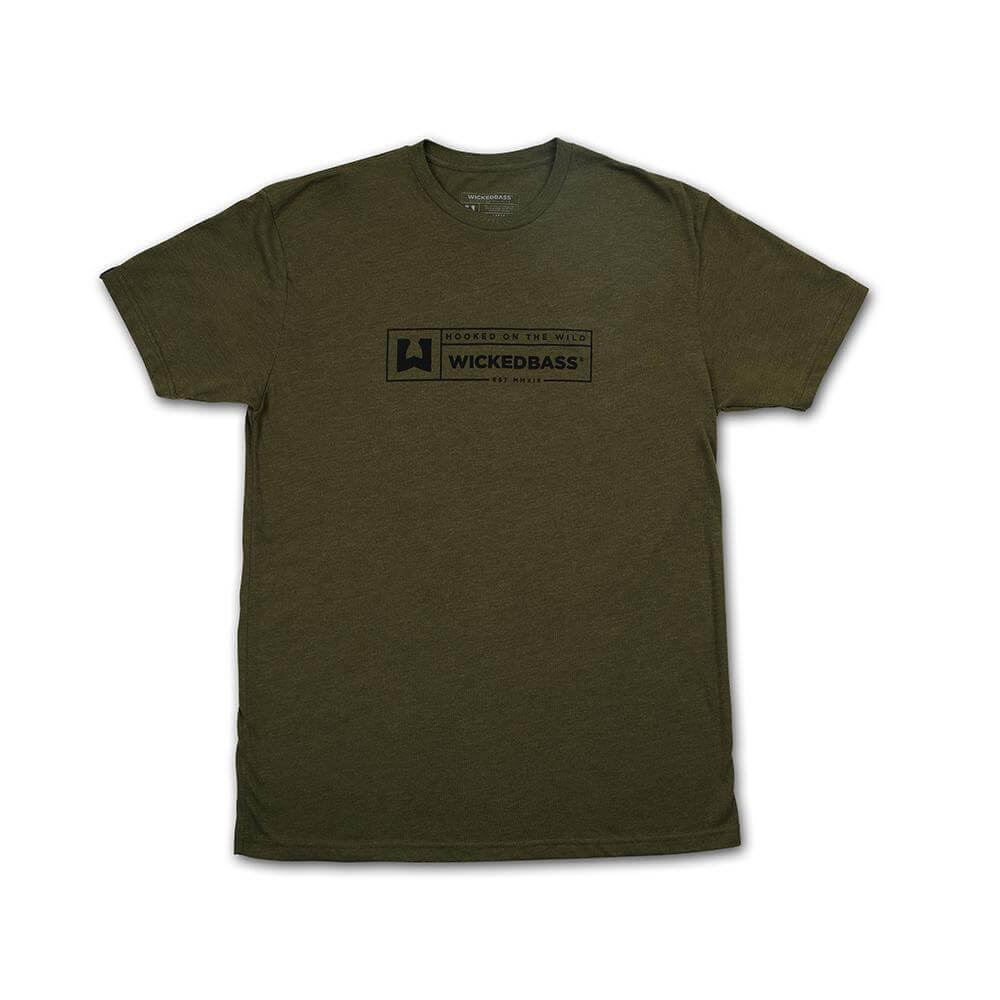fishing performace tee in black