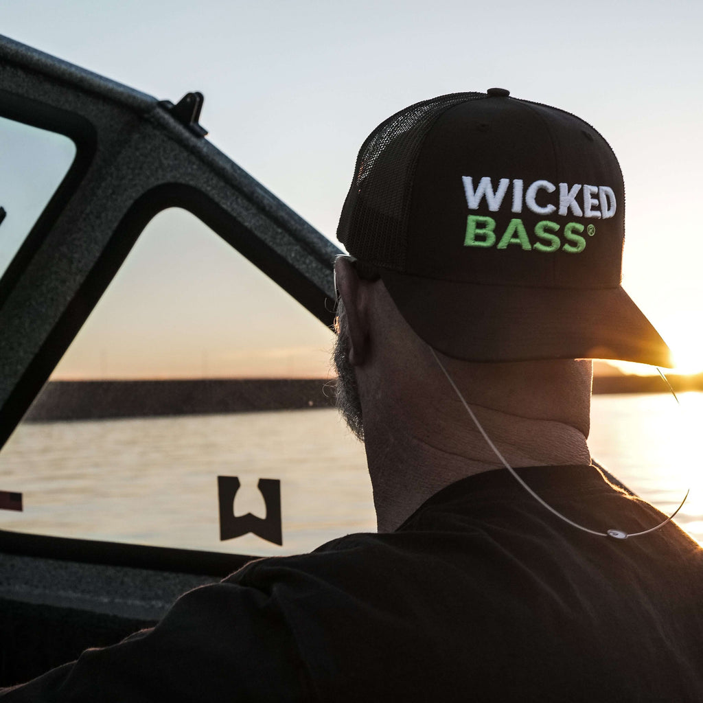 wicked bass signature logo hat